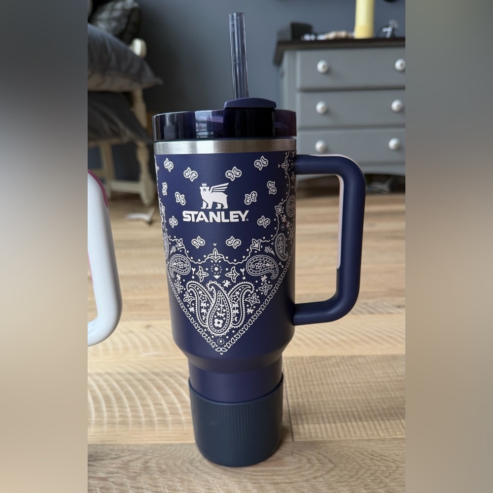 Stanley Navy Paisley Mug